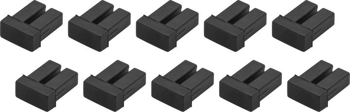 Produktbild StarTech LC SFP Staubschutzkappen - 10 Stck. - LWL-Schutzkappen - SFP Kappe (Blindmodul)