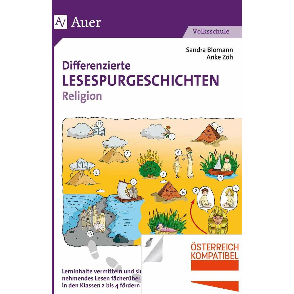 Differenzierte Lesespurgeschichten Religion, Schulbücher von Sandra Blomann, Anke Zöh