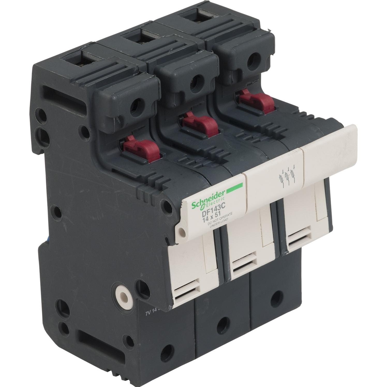 Thumbnail - 2x Schneider Electric, Verteilerschrank Zubehör, DF FUSE HOLDER 3P 50A