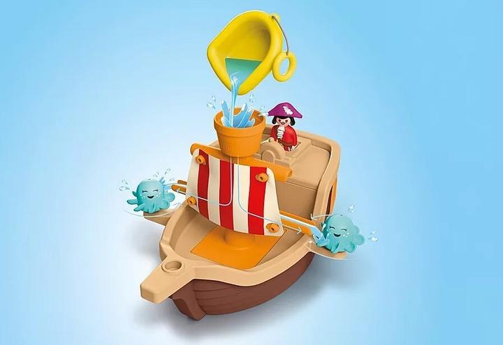 Image du produit Playmobil Disney : Bateau pirate de Peter Pan avec éclaboussures d'eau (71769, Playmobil Junior)