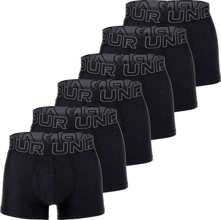 Actual product image Under Armour Boxershort Sportlich Figurbetont UA PERFORMANCE TECH - SOLID 6 IN 6PK (M, pack of 6)