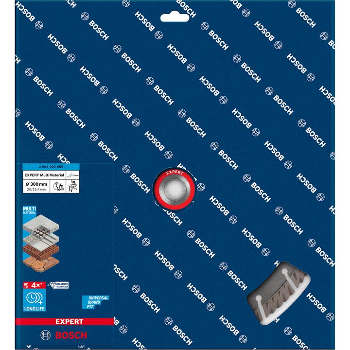 Actual product image Bosch Professional Zubehör Expert MultiMaterial diamond cutting discs, 300 x 20/25,40 x 3 x 15 mm