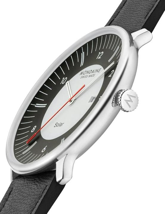 Produktbild Mondaine MLE.41920.LBV Herrenuhr Doppio Solar 41mm (Analoguhr, Swiss Made, 41 mm)