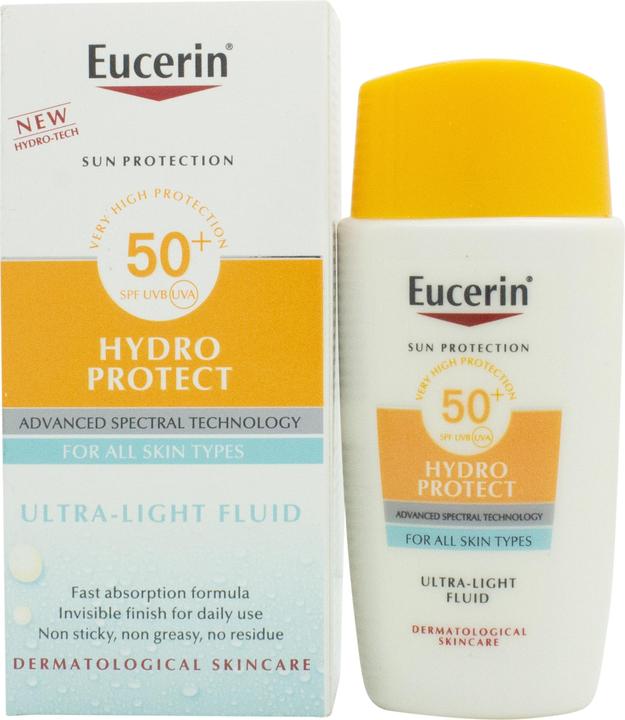 Image du produit Eucerin Sun Face Hydro Protect Crème fluide ultra-légère SPF 50+ pour tous types de peau 50ml (Crème solaire visage, SPF 50, 50 ml)