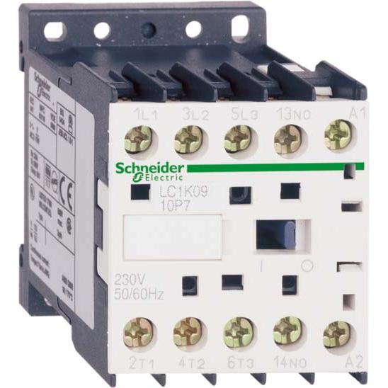 30x Schneider Electric Leistungsschütz, 3p+1S, 2.2kW/400V/AC3, LC1K0610P7TQ, Relais