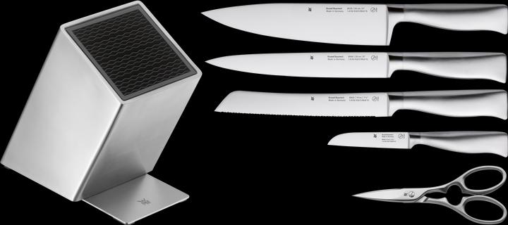 Produktbild WMF Grand Gourmet Messerblock mit Messerset 6teilig, Made in Germany