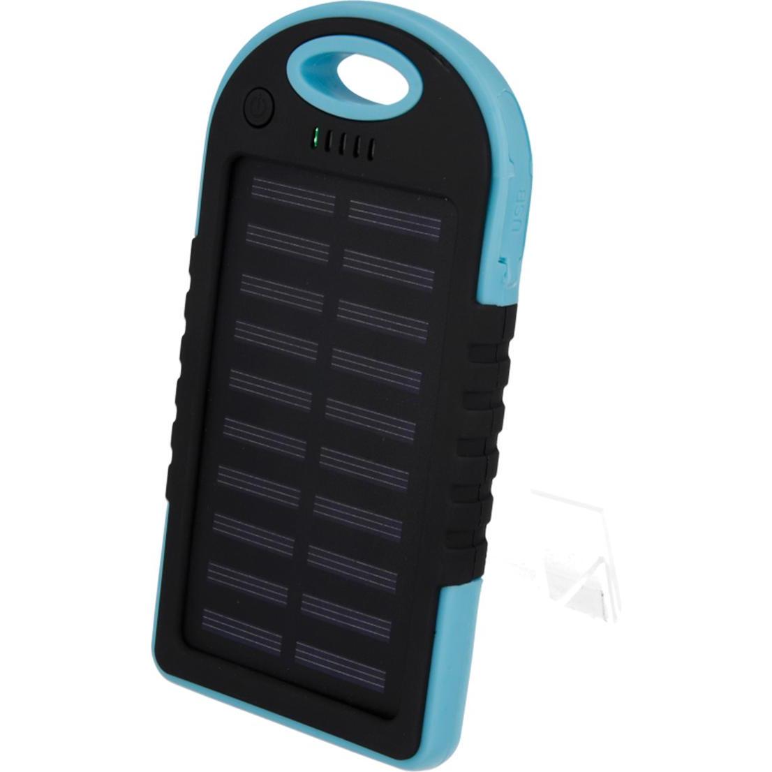 Setty solar power bank 5000 mAh blue R (5000 mAh), Powerbank, Blu