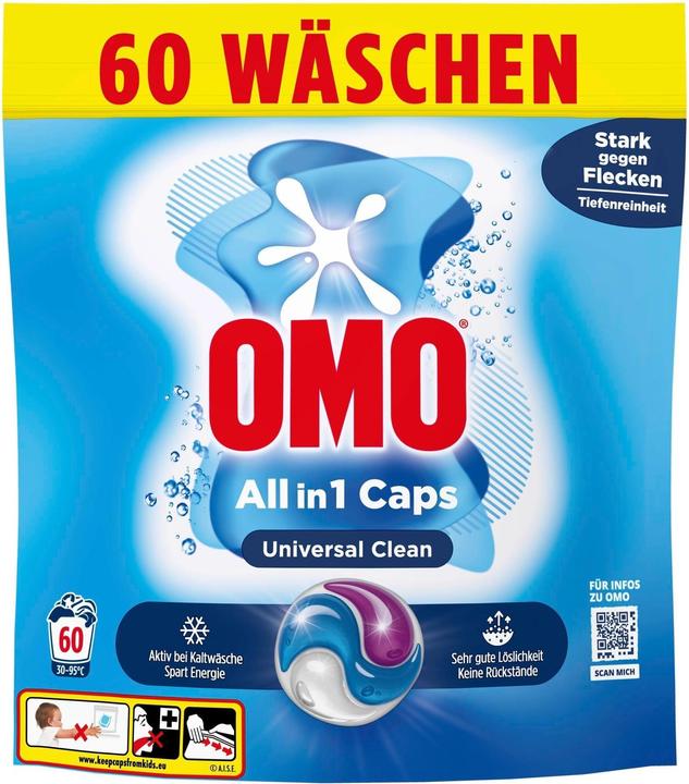 OMO Universal Clean (60 Cycles de lavage, Lessive liquide)