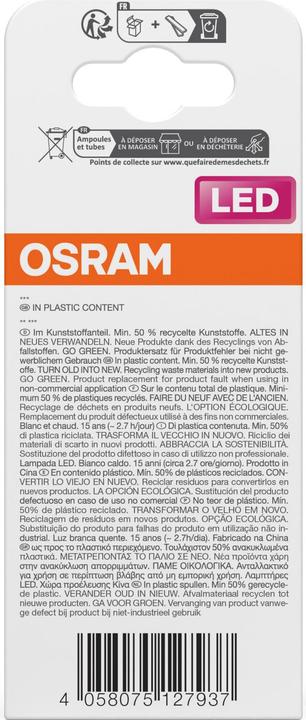 Image du produit Osram LEDSCLA60 8,5W/827 230VFR B22D 10X1OSRAM (B22d, 806 lm, 6 x)