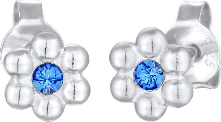 Produktbild Elli Ohrringe Kinder Blume Blüte Kristall 925 Silber (Glaskristall, 925er Sterling Silber)