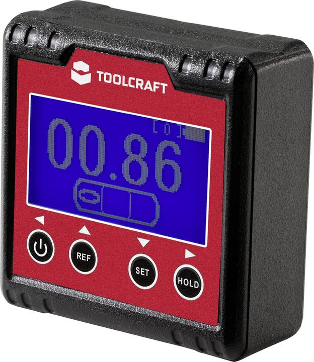 Toolcraft Digital protractor with digital circular bubble