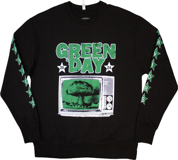 Green Day TV Explosion Sleeve Print (Sweater)