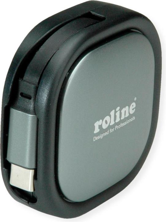 Image du produit Roline Câble rétractable USB2.0 C-C ST/ST (1.20 m, USB 2.0)