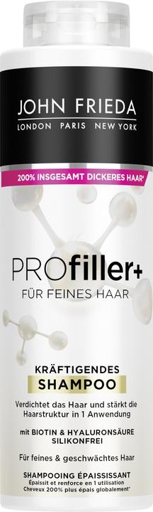 Actual product image John Frieda PROFiller+ Invigorating Shampoo 500ml (500 ml, Liquid shampoo)