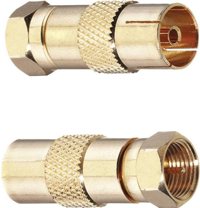 Oehlbach F-Plug Adapter m/f (Plugs and connectors)