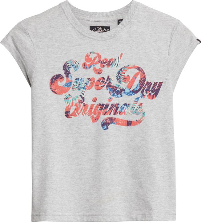 Superdry Floral Scripted Cap Slv Tee (40)