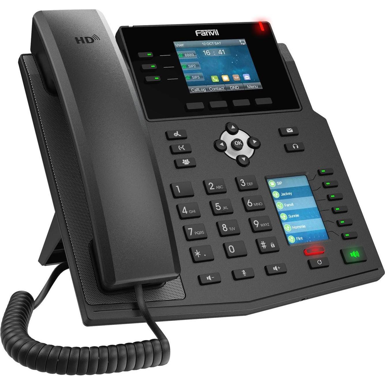 Fanvil IP Telefon X4U, Telefon, Schwarz