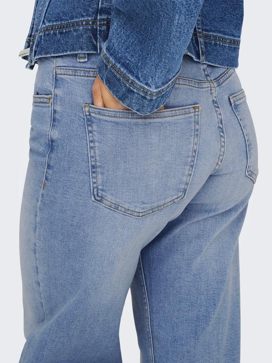 Immagine prodotto Only ONLJUDY Niedrige Taille Gerade geschnitten Jeans Jeans mit weitem Bein (W32/L32)