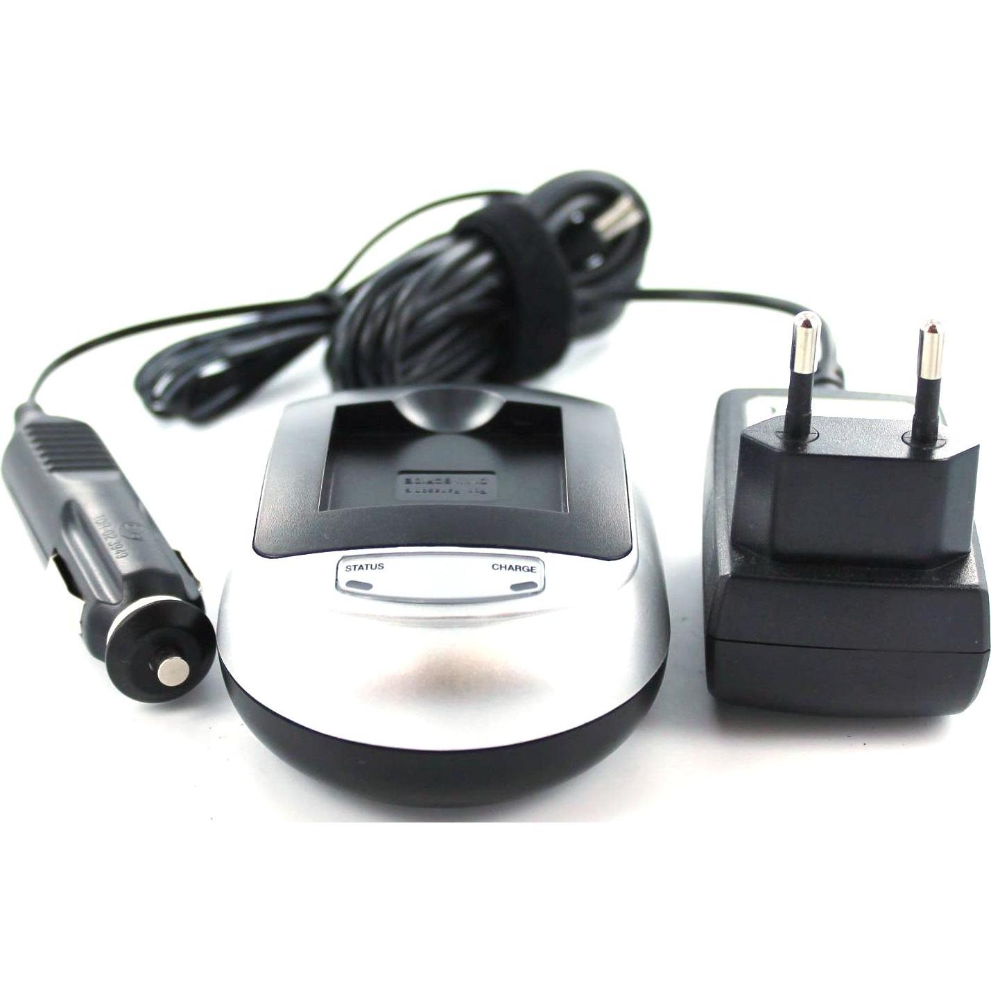 AGI Ladegerät kompatibel mit Panasonic CGA-S106C (Ladegerät), Kamera Stromversorgung, Schwarz