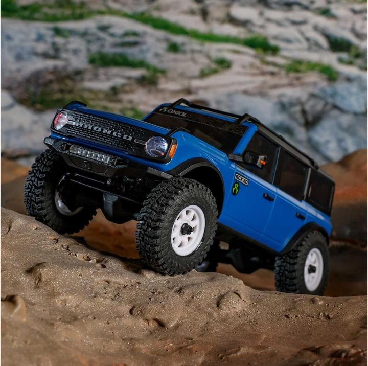 Image du produit Axial Rock Crawler SCX30 Ford Bronco 1:30 RTR Blau (RTR Prêt à fonctionner)