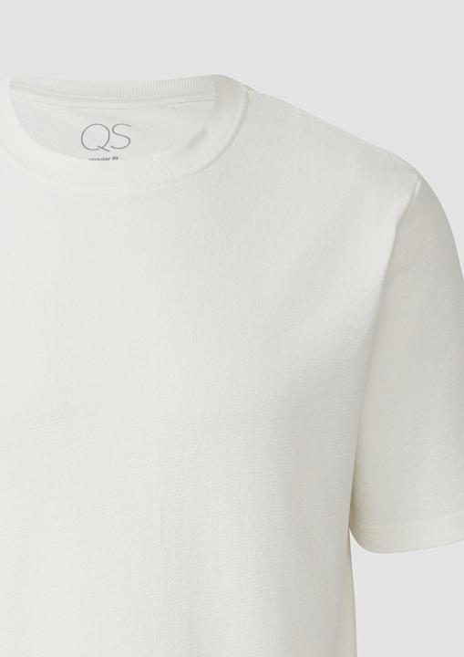 Produktbild S.Oliver T-Shirt Gewaschenes T-Shirt mit Flammgarnstruktur (S)