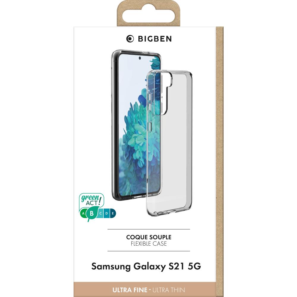 Thumbnail - Bigben SILITRANSGS21 Handy-Schutzhülle (6.2 Zoll) Cover (Samsung Galaxy S21 5G), Smartphone Hülle, Transparent