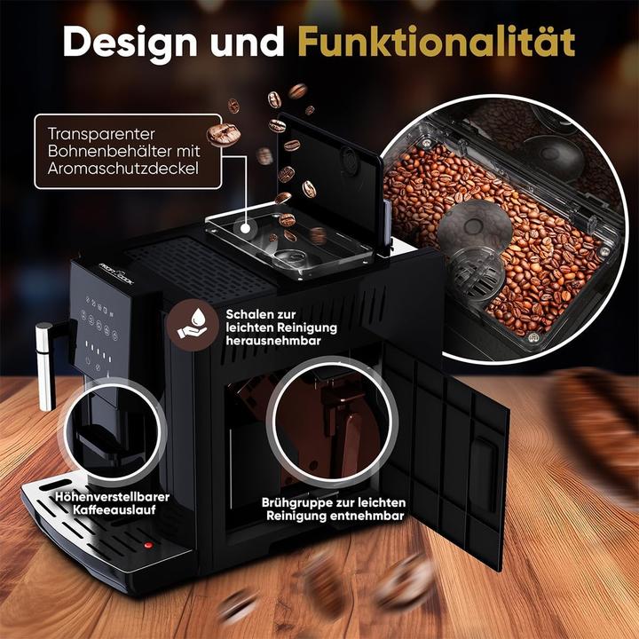 Produktbild Proficook PC-KAV 1281 Kaffeevollautomat schwarz