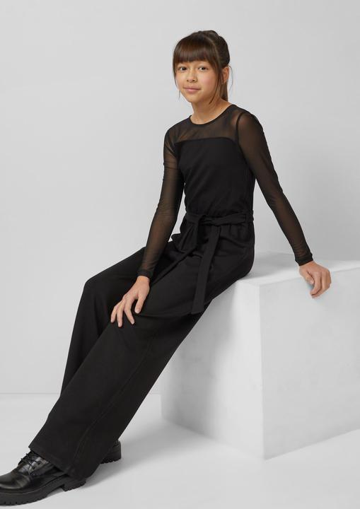 Produktbild s.Oliver Overall Elastischer Jumpsuit und Mesh-Details (152)