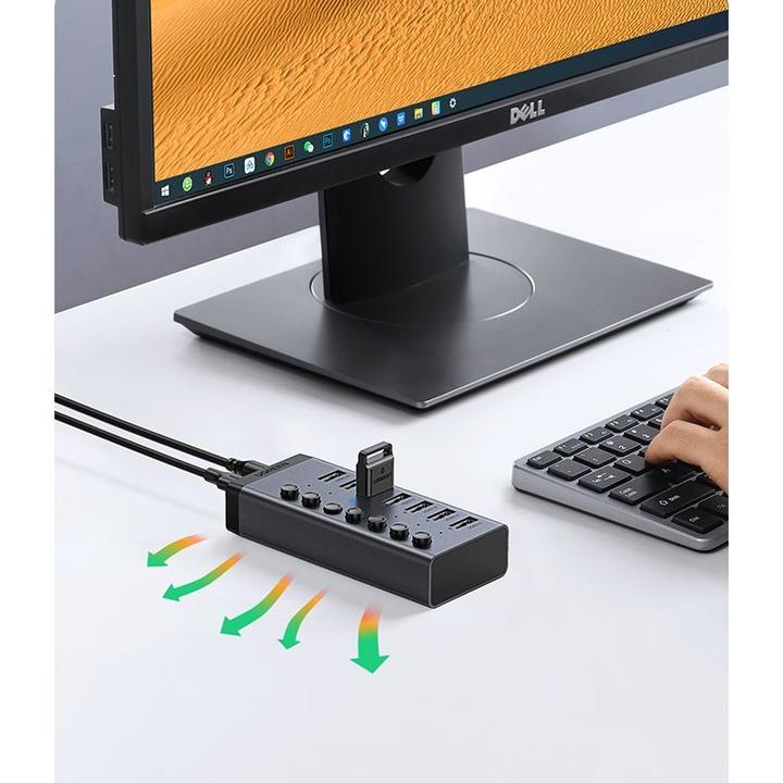 Image du produit Ugreen multifunction HUB 7in1 (USB-C, 8 Ports)