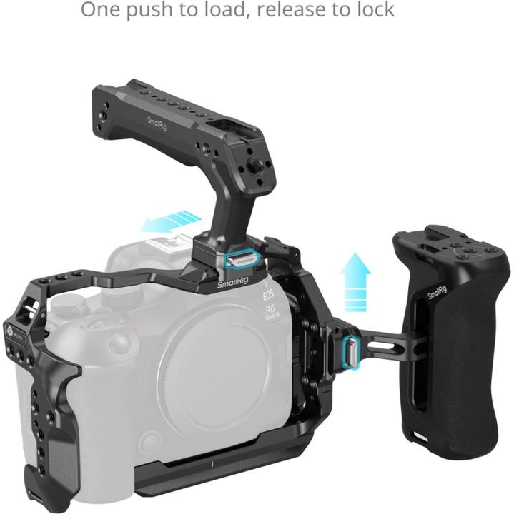 Immagine prodotto SmallRig 5958 HawkLock Quick Release Cage Kit for Canon EOS R6 Mark III / R6 Mark II (Advanced Edition) (Gabbietta)