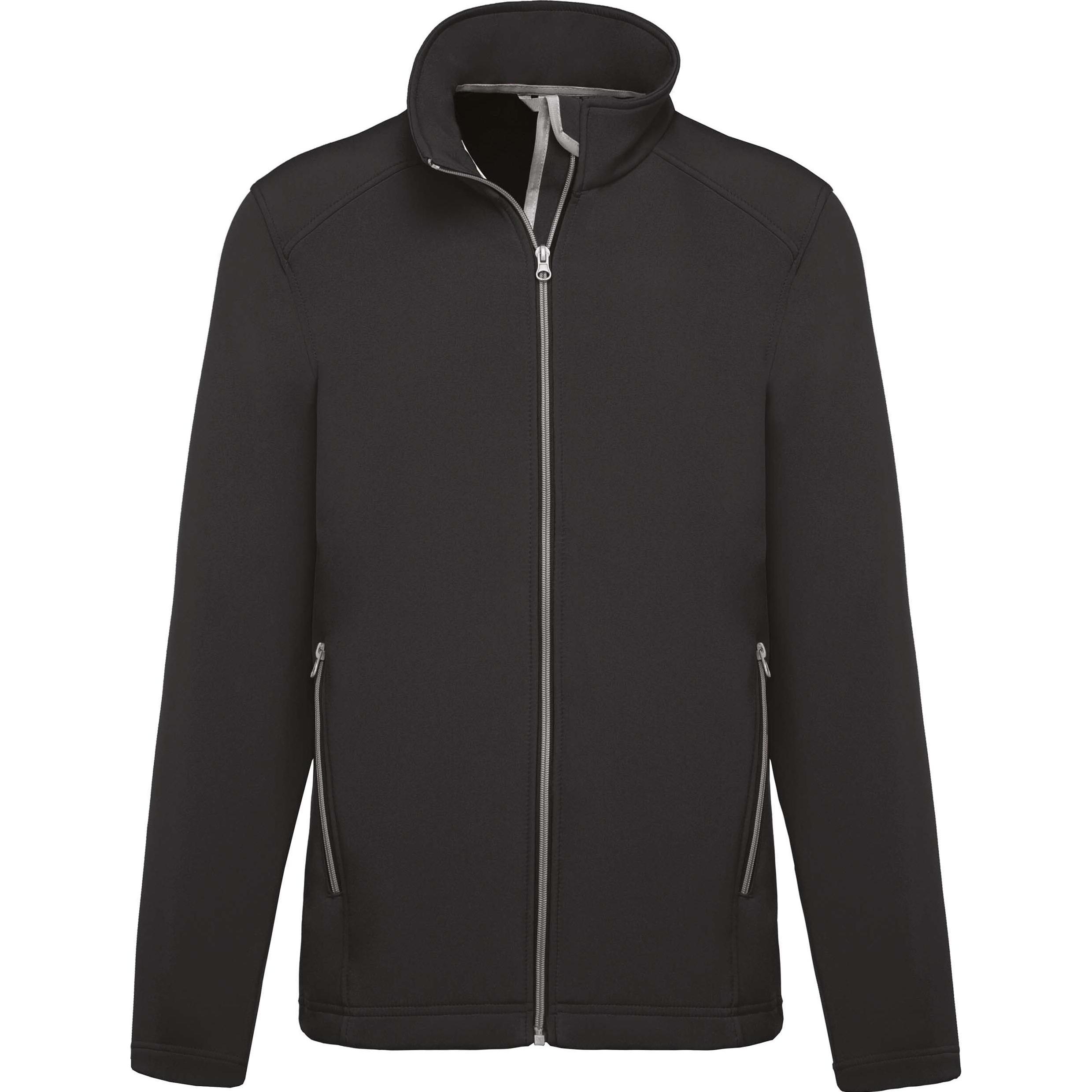 Kariban, Herren, Jacke, Softshell 2 Couches (S), Grau, S
