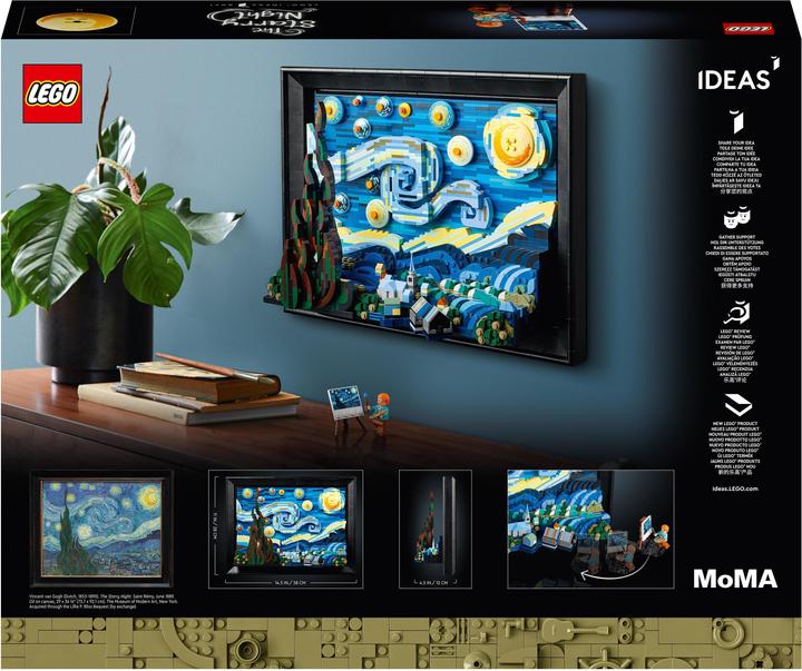 Actual product image LEGO Vincent van Gogh - Starry night (21333, LEGO Rare Sets, LEGO Icons)