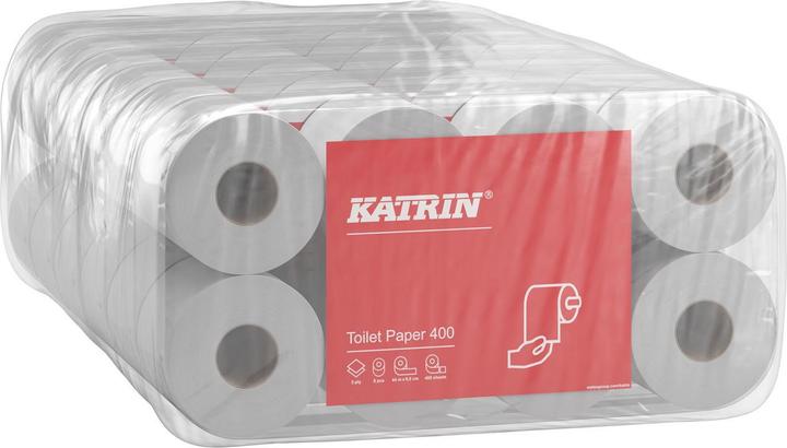 Katrin 14293 Classic Toilet 400, 6 x 8 rouleaux de 400 feuilles (48 pcs)