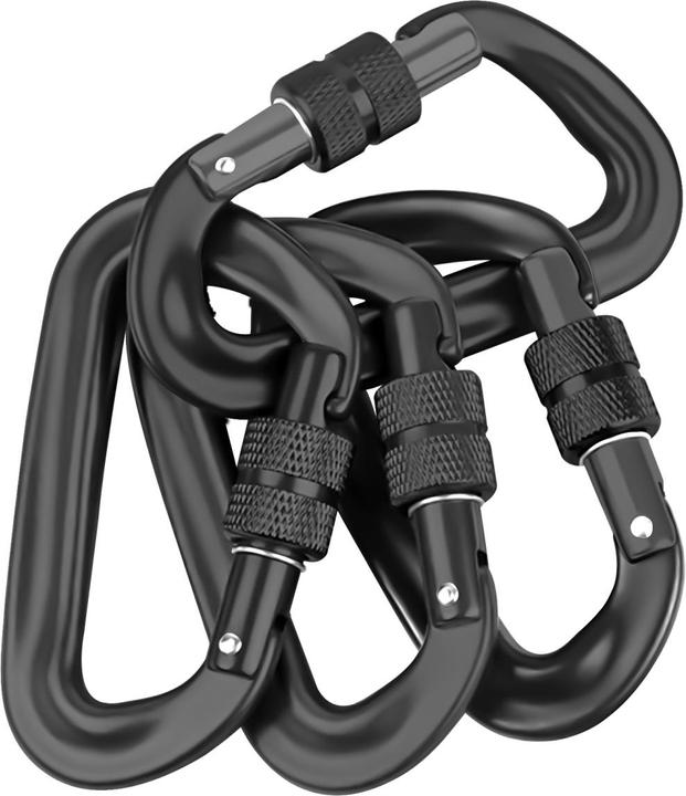 Produktbild Intirilife 4er Set Schwerlast Karabiner