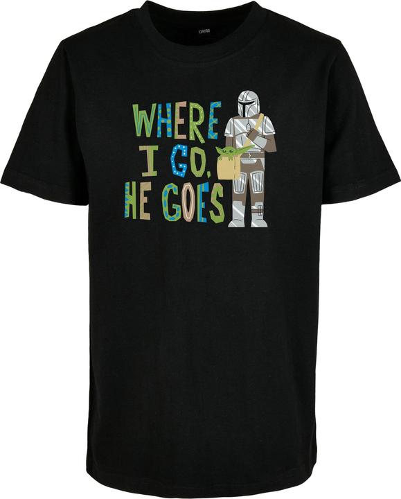 Produktbild Mister Tee Kids Mandalorian Where I Go Tee - 160463 (122, 128)