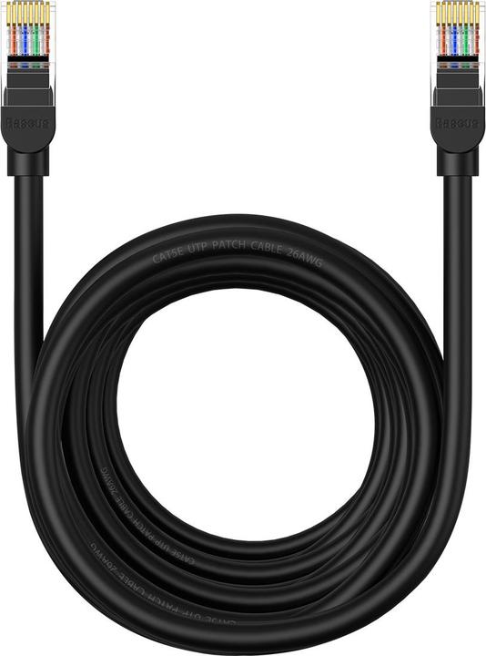 Produktbild Baseus Ethernet CAT5, 8m network cable (black) (CAT5, 8 m)