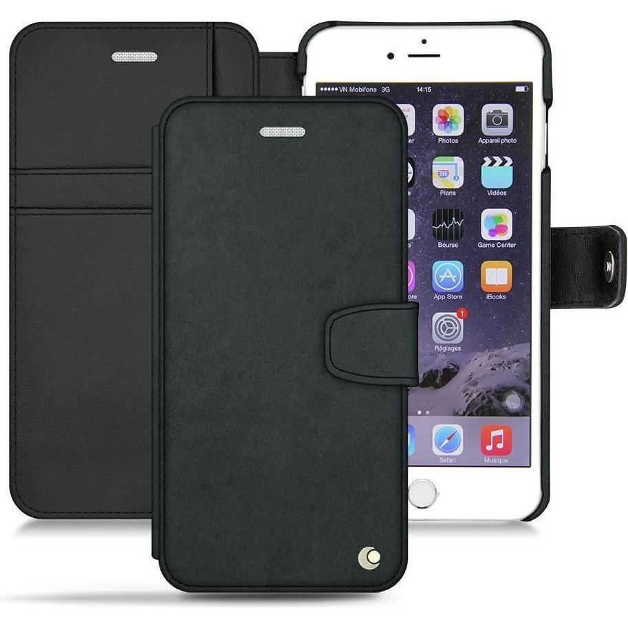 Noreve Lederschutzhülle Wallet (Apple iPhone 6s), Smartphone Hülle, Schwarz