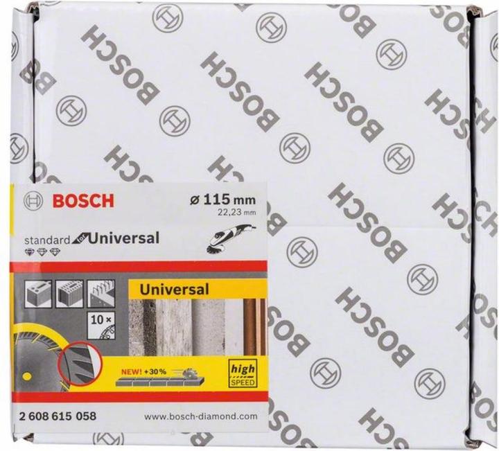 Produktbild Bosch Professional Zubehör PRO Multi Material Diamanttrennscheibe, 115 x 22,23 mm