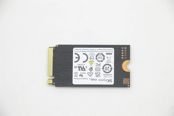 Actual product image Lenovo TOSHIBA BG4 256GB M.2 PCIe 2242 KBG40ZNT256G SSD (256 GB, M.2 2242)