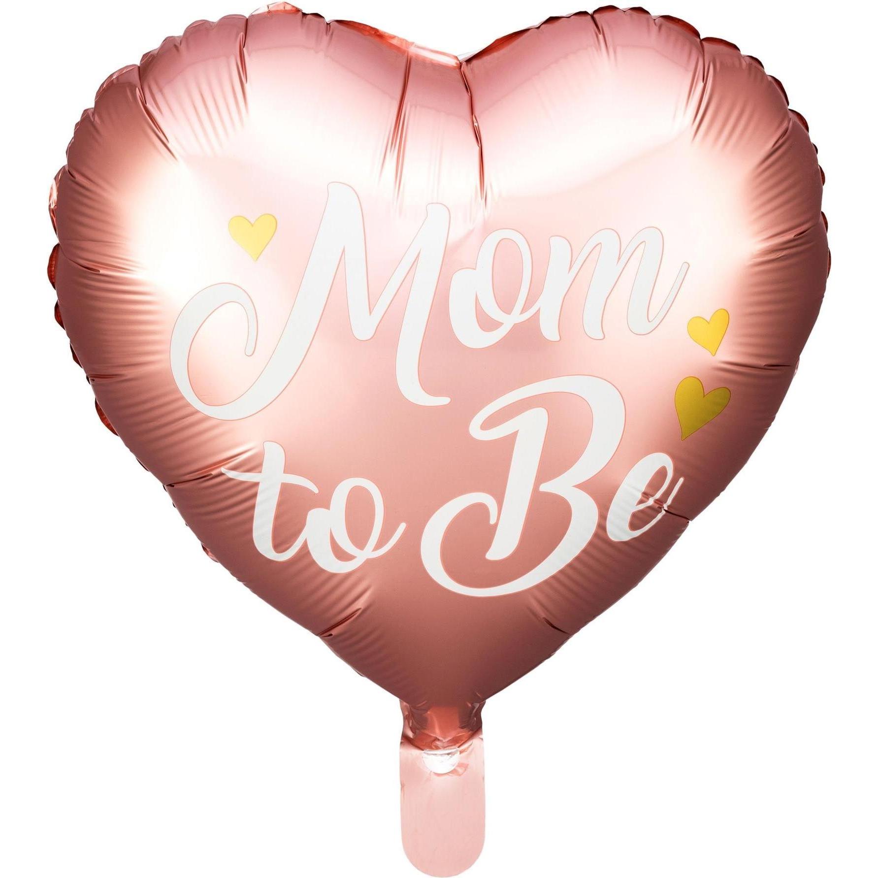 Partydeco Folienballon Mom to be Rosa