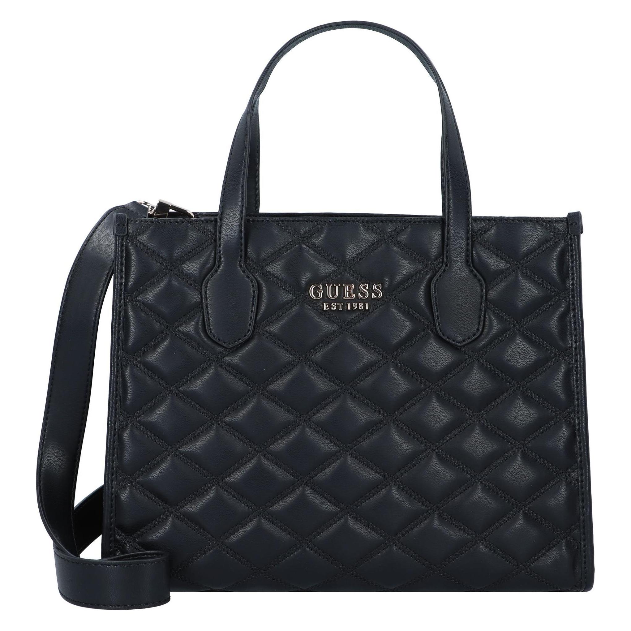 Guess, Damen, Handtasche, Tamsin Schultertasche 34 Cm, Schwarz