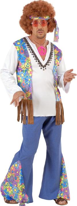 Produktbild Widmann Hippie Kostüm: Flower Power Outfit (L)