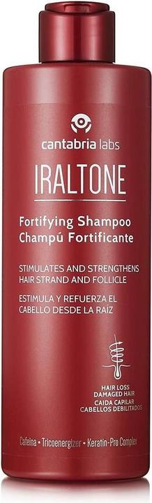 Cantabria Labs IRALTONE Fortifying Shampoo Stimuliert und stärkt 400ml (400 ml, Flüssiges Shampoo)