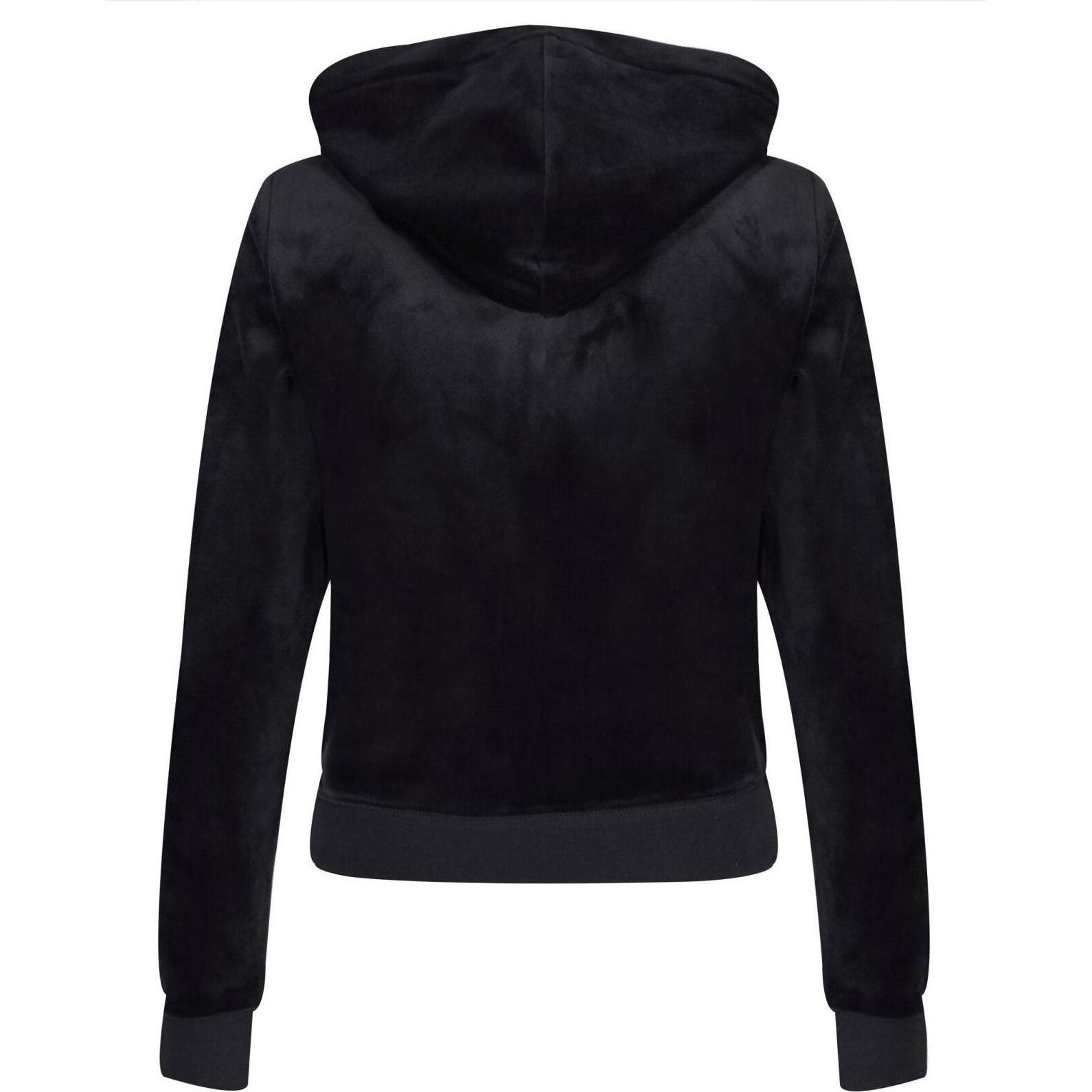 Thumbnail - Juicy Couture, Damen, Pullover, Kapuzenjacke ROBERTSON, Schwarz, (M)