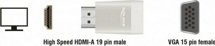 Actual product image Delock HDMI to (VGA, 4.20 cm)