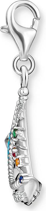 Immagine prodotto Thomas Sabo Ciondolo Charm Turchese Barca a vela Argento (Argento 925, Smalto)