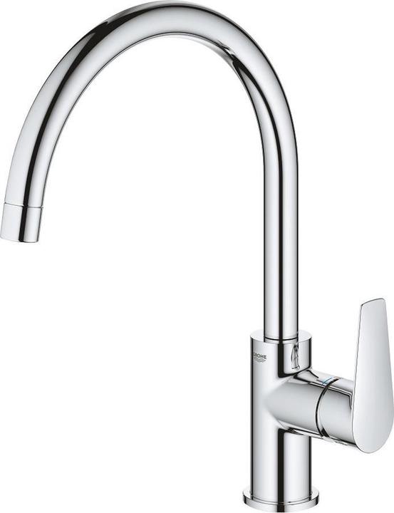 Grohe Kchenarmatur mit Einhebelmischer BauEdge chrom glnzend 31367001
