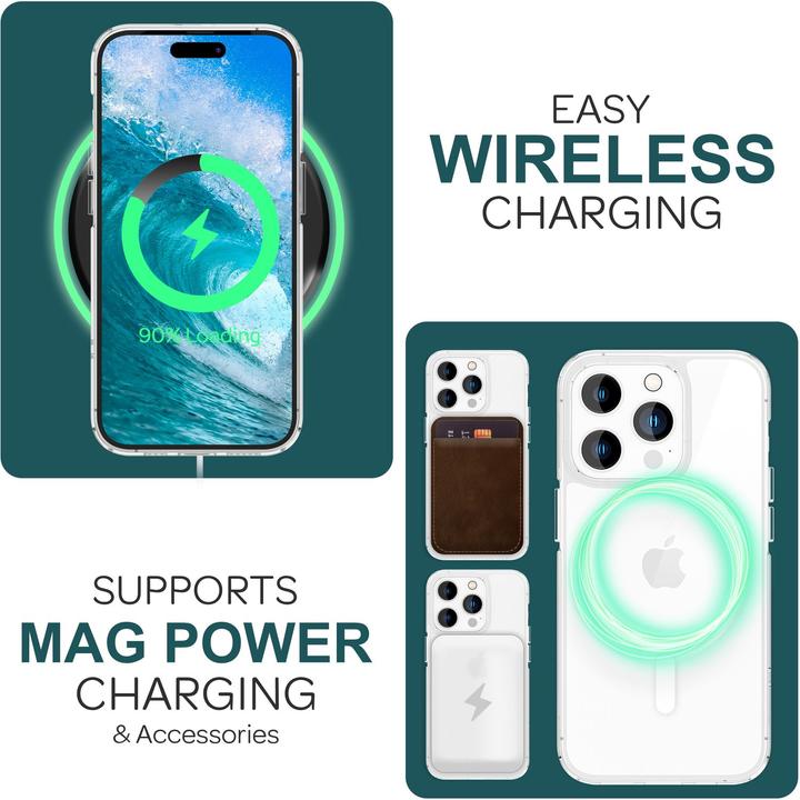 Produktbild Nalia Klare Harte Hülle mit MagSafe (Apple iPhone 15 Pro)