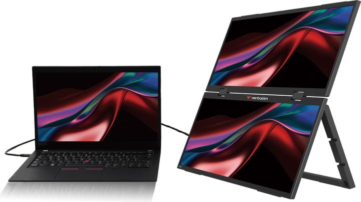 Image du produit Verbatim Portable 15.6" FHD Dual Monitor (1920 x 1080 pixels, 15.60")
