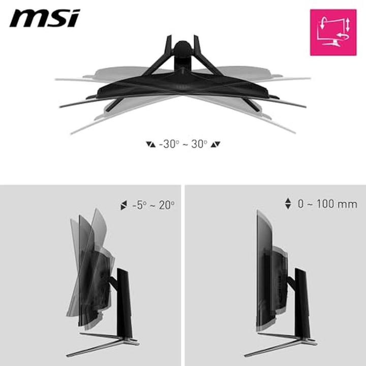 Actual product image MSI MPG 321CURX QD-OLED (3840 x 2160 Pixels, 31.50")
